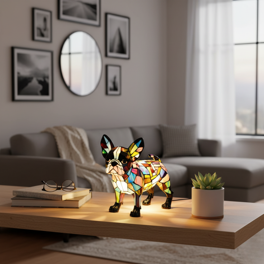 Lampa Elegant Boston Terrier