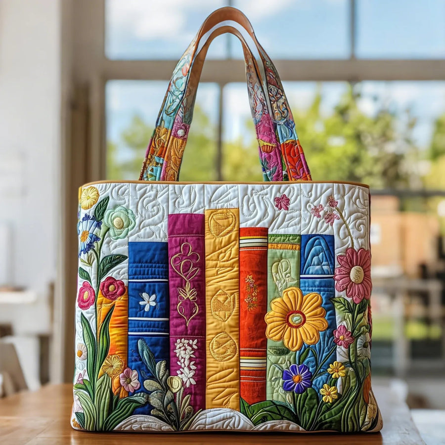 Väska - Blomstrande bibliotek