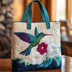 Väska - Kolibri och blommor